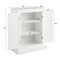 2-Door Freestanding Bathroom Cabinet with Adjustable Shelves-White